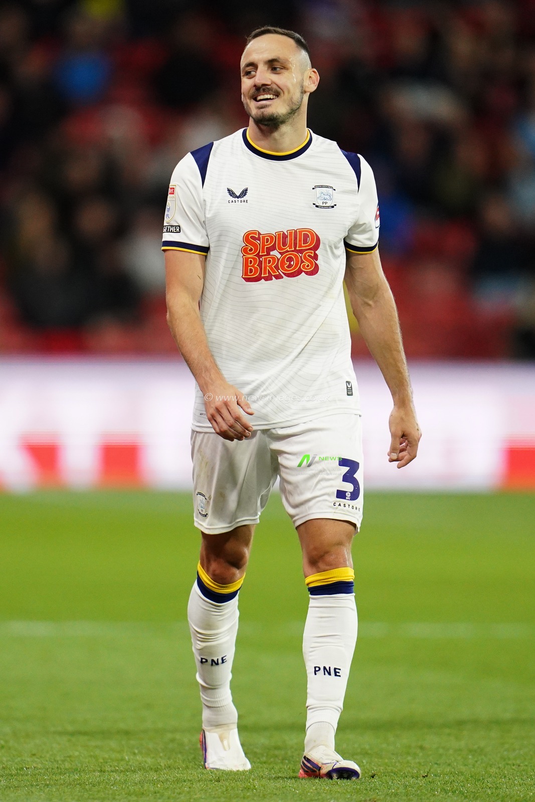Andrija Vukcevic of Preston North End during the Sky Bet Championship match Watford vs Preston North End at Vicarage Road, Watford, United Kingdom on 08 September 2026

(Photo by Harvey Murphy/News Images)
