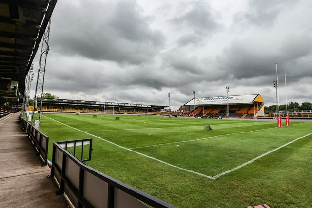 A general view of the Mend-A-Hose Jungle ahead of the Betfred Super League round 19 match Castleford Tigers vs Warrington Wolves at The Mend-A-Hose Jungle, Castleford, United Kingdom, 20th July 2025

(Photo by Alfie Cosgrove/News Images)