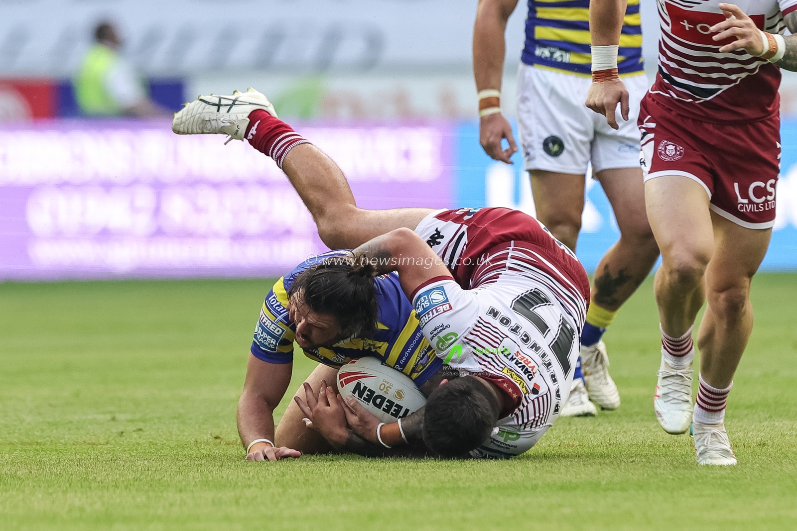 Betfred Super League round 18 Wigan Warriors v Warrington Wolves