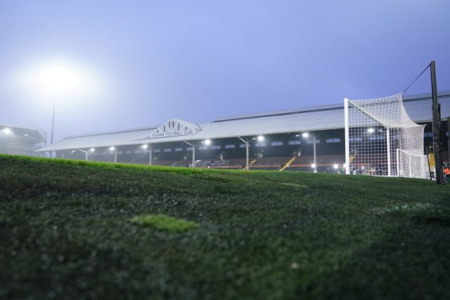 Low angle view of Craven Cottage ahead of the Premier League match Fulham vs West Ham United at Craven Cottage, London, United Kingdom on 04 March 2026

(Photo by Harvey Murphy/News Images)