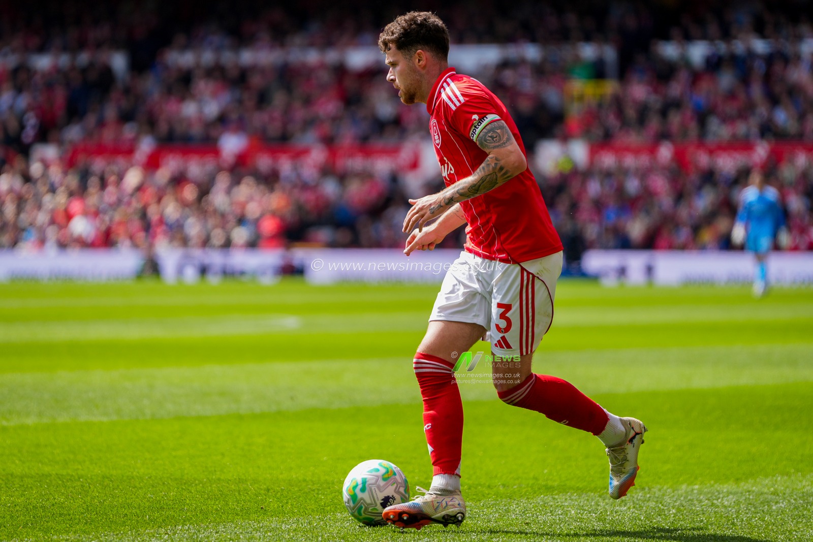Lewis Hall of Newcastle United controls the ball  during the Premier League match Nottingham Forest vs Newcastle Untied at City Ground, Nottingham, United Kingdom on 10 May 2026

(Photo by Maynard Manyowa/News Images)