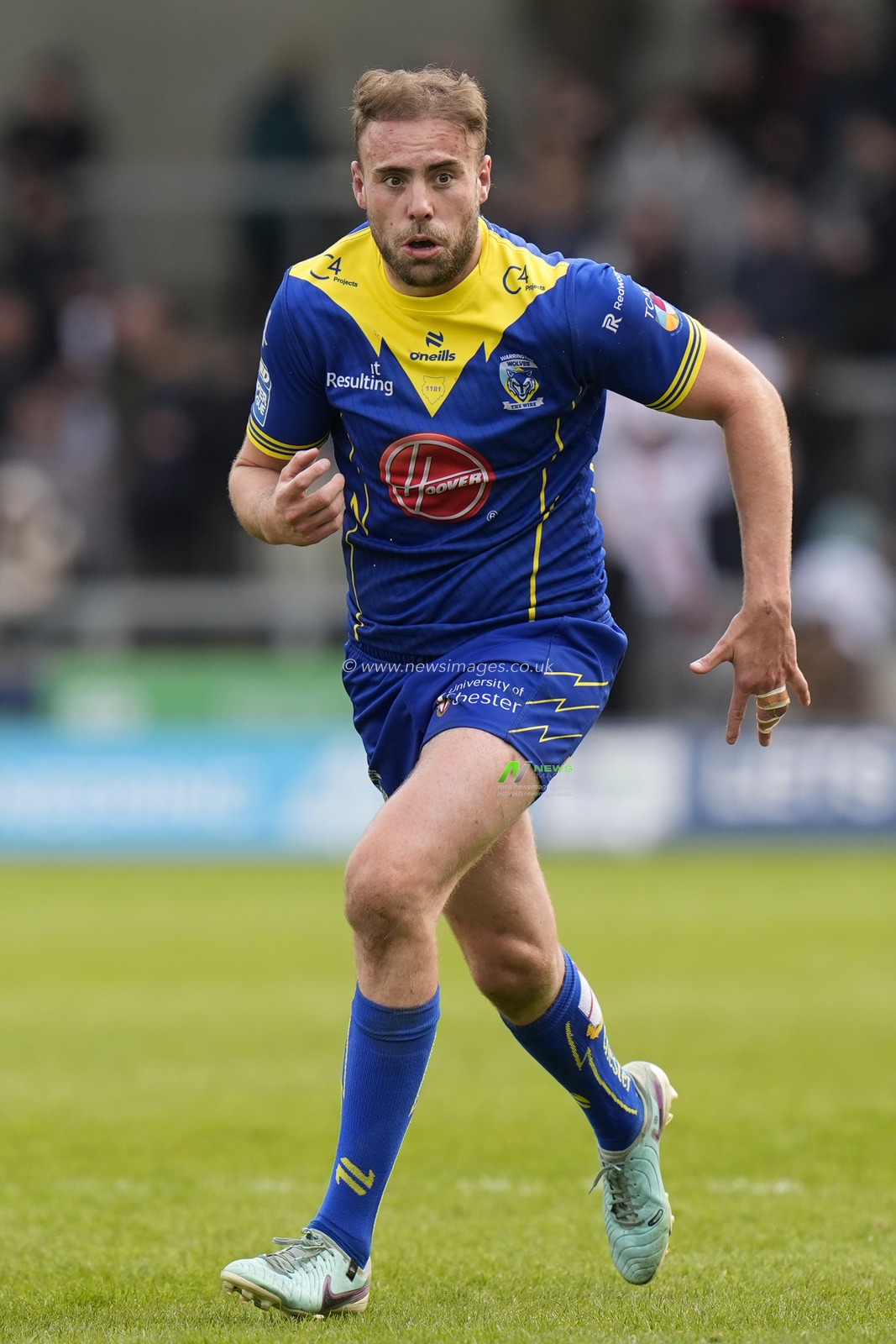 James Harrison of Warrington Wolves during the Betfred Super League Round 9 match Salford Red Devils vs Warrington Wolves at Salford Community Stadium, Eccles, United Kingdom, 27th April 2024

(Photo by Steve Flynn/News Images)