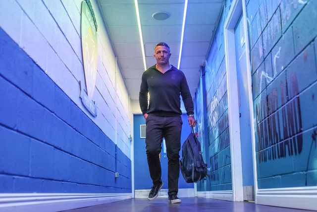Sam Burgess Head Coach of Warrington Wolves arrives during the Betfred Super League Round 22 match Warrington Wolves vs Catalans Dragons at Halliwell Jones Stadium, Warrington, United Kingdom, 14th August 2025

(Photo by Mark Cosgrove/News Images)