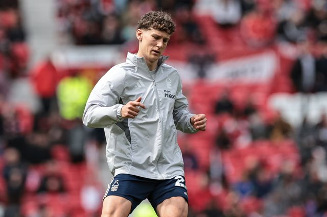 Ryan Yates of Nottingham Forest in the pregame warmup session during the Premier League match Manchester United vs Nottingham Forest at Old Trafford, Manchester, United Kingdom on 17 May 2026

(Photo by Mark Cosgrove/News Images)