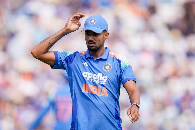 Gurnoor Brar of India during the 1st Metro Bank ODI match England vs India at Edgbaston, Birmingham, United Kingdom on 14 July 2026

(Photo by Maynard Manyowa/News Images)