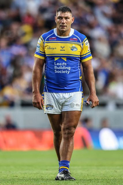 Ryan Hall of Leeds Rhinos during the Betfred Super League round 19 match Leeds Rhinos vs Salford Red Devils at Headingley Stadium, Leeds, United Kingdom, 18th July 2025

(Photo by Alfie Cosgrove/News Images)