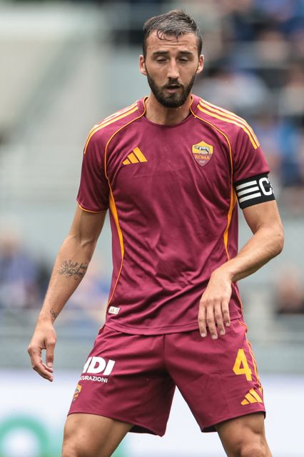 Bryan Cristante of AS Roma during the Pre-season friendly match Everton vs A.S. Roma at Hill Dickinson Stadium, Liverpool, United Kingdom, 9th August 2025

(Photo by Mark Cosgrove/News Images)