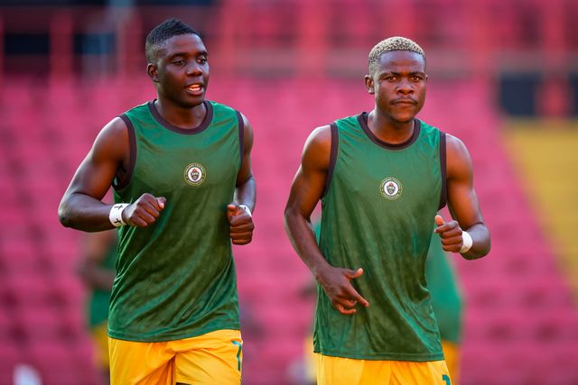 Marvelous Nakamba of Zimbabwe in the pregame warmup session  during the Unity Cup 2026 Semi-Finals match Nigeria vs Zimbabwe at The Valley, London, United Kingdom on 26 May 2026

(Photo by Maynard Manyowa/News Images)