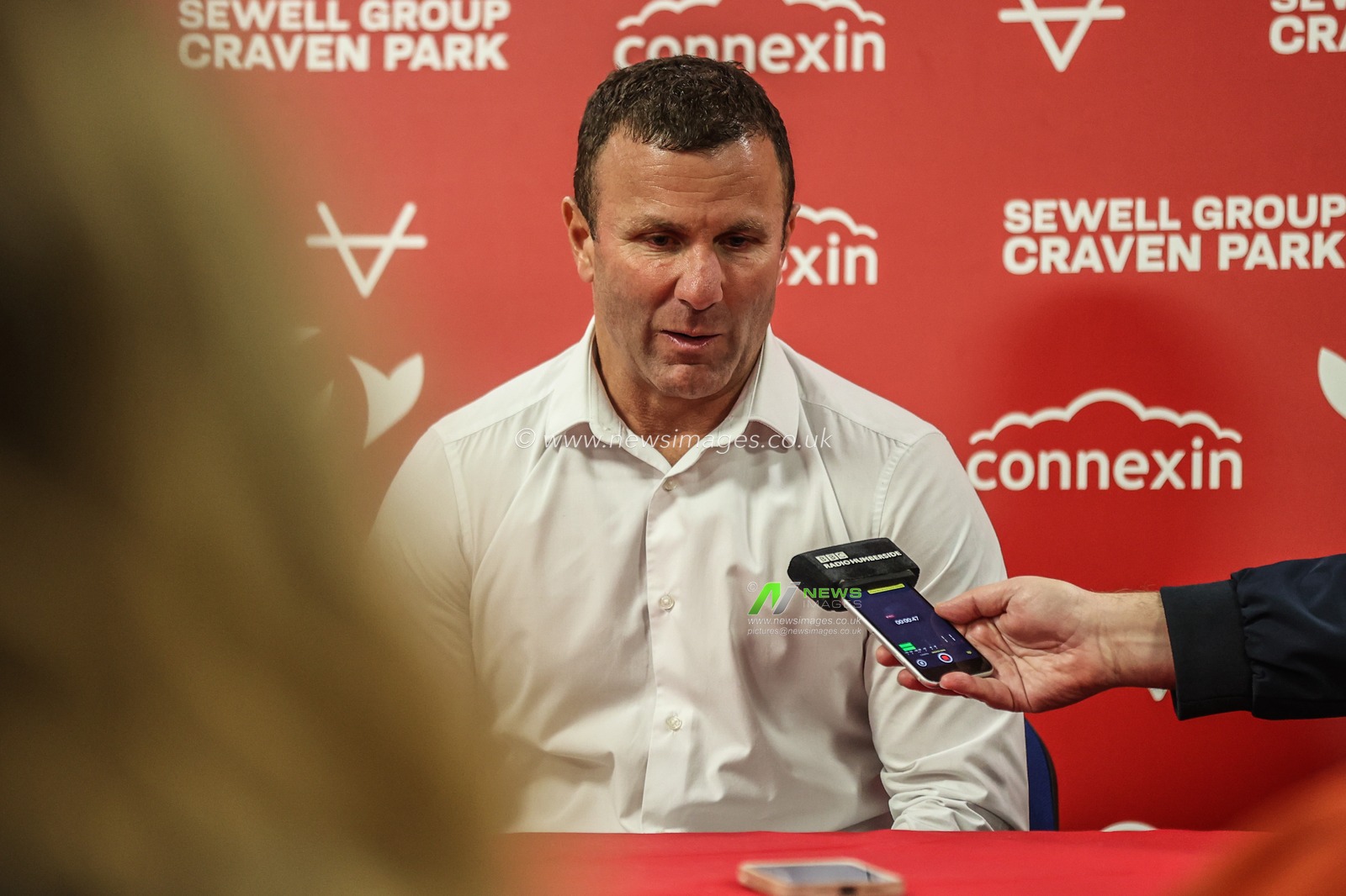 Willie Peters Head Coach of Hull KR speaks to the press in the post match conference during the Betfred Super League Semi Final 2 match Hull KR vs St Helens at Sewell Group Craven Park, Kingston upon Hull, United Kingdom, 3rd October 2025

(Photo by Alfie Cosgrove/News Images)