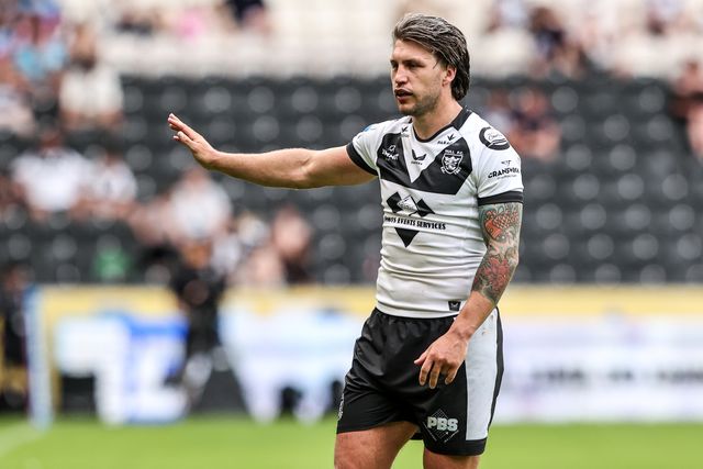 Tom Briscoe of Hull FC during the Betfred Super League round 16 match Hull FC vs Wigan Warriors at MKM Stadium, Hull, United Kingdom on 27 June 2026

(Photo by Alfie Cosgrove/News Images)
