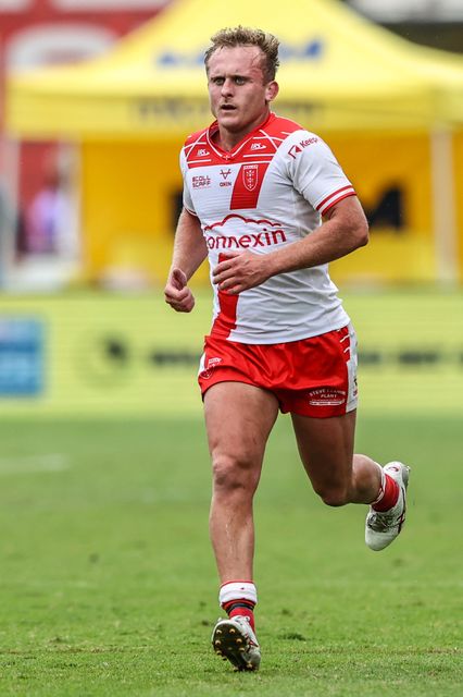 Jez Litten of Hull KR during the Betfred Super League round 17 match Hull KR vs Leeds Rhinos at Sewell Group Craven Park, Kingston upon Hull, United Kingdom, 6th July 2025

(Photo by Alfie Cosgrove/News Images)