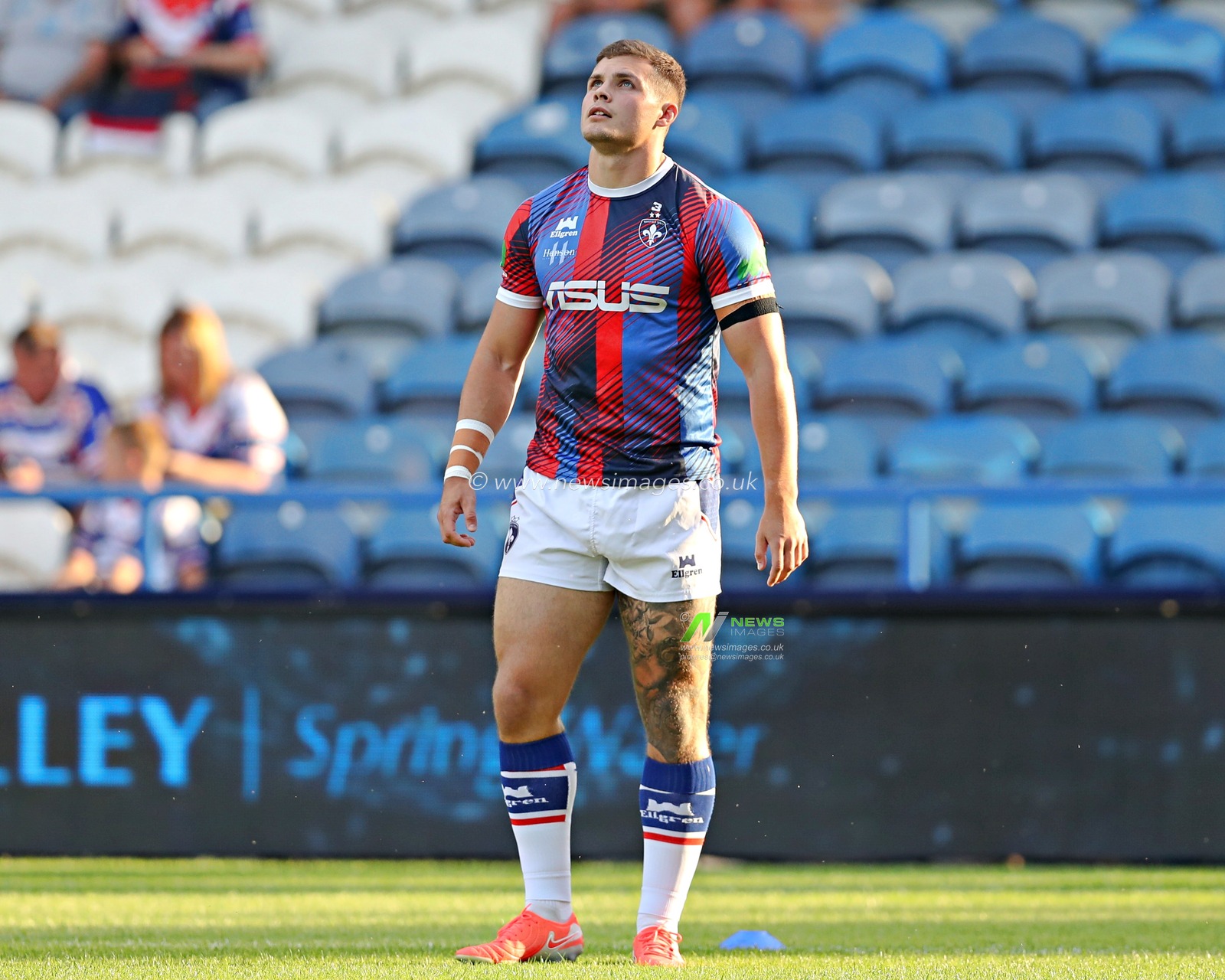 Cameron Scott of Wakefield Trinity before the Betfred Super League round 19 match Huddersfield Giants vs Wakefield Trinity at the Accu Stadium, Huddersfield, United Kingdom, 18th July 2025

(Photo by Sam Eaden/News Images)