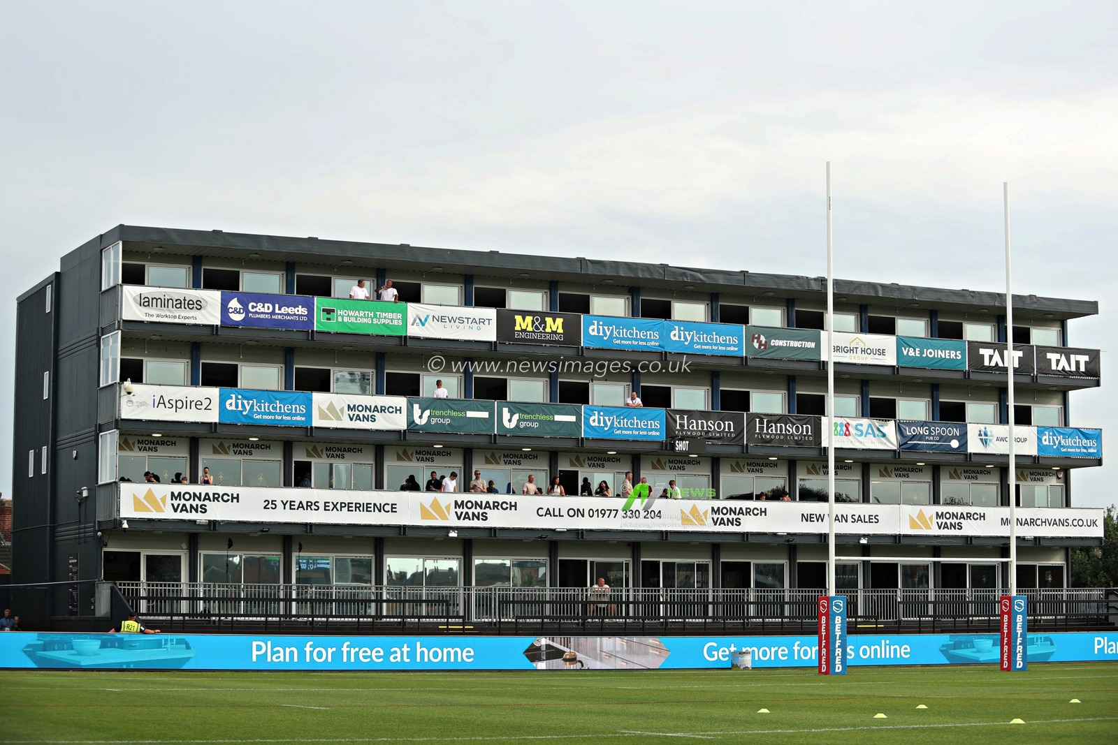 A general view of the DIY Kitchens Stadium before the Betfred Super League round 15 match Wakefield Trinity vs Wigan Warriors at DIY Kitchens Stadium, Wakefield, United Kingdom, 20th June 2025

(Photo by Sam Eaden/News Images)