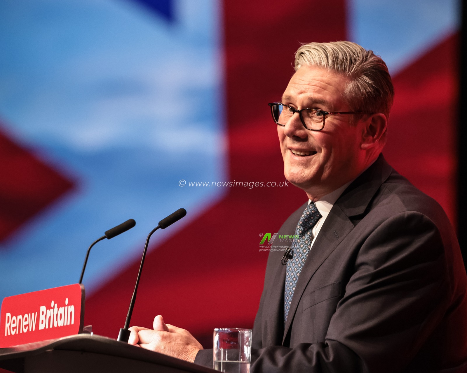 Sir Keir Starmer, Prime Minister of the United Kingdom of Great Britain and Northern Ireland addresses the conference during the Labour Party Annual Conference 2025 Day 3 at The ACC, Liverpool, United Kingdom, 30th September 2025

(Photo by Mark Cosgrove/News Images)