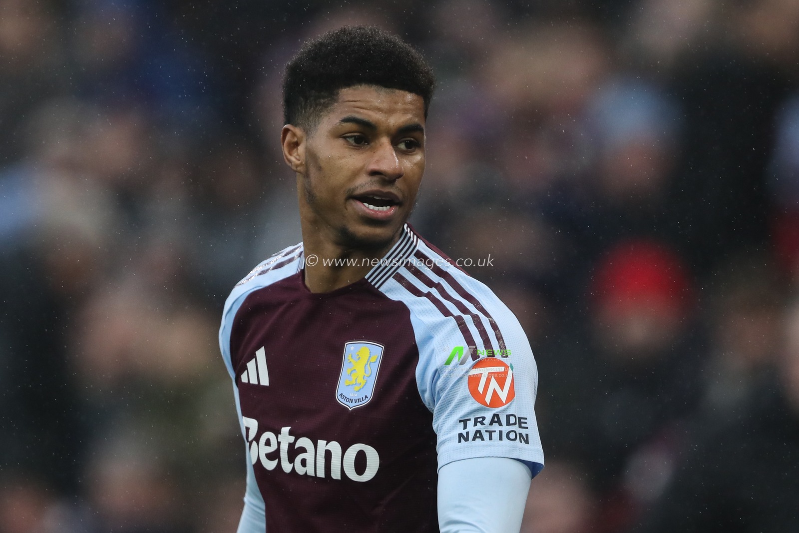 Marcus Rashford of Aston Villa during the Premier League match Aston Villa vs Ipswich Town at Villa Park, Birmingham, United Kingdom, 15th February 2025

(Photo by Gareth Evans/News Images)