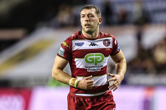 Jake Wardle of Wigan Warriors during the Betfred Super League round 27 match Wigan Warriors vs Leeds Rhinos at The Brick Community Stadium, Wigan, United Kingdom, 19th September 2025

(Photo by Alfie Cosgrove/News Images)