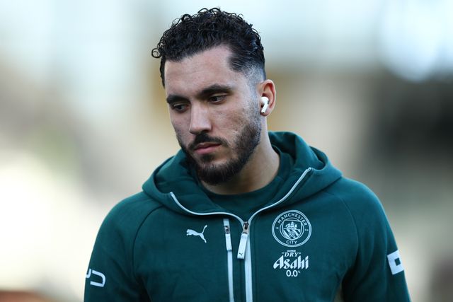 Rayan Cherki of Manchester City arrives ahead of the Premier League match Burnley vs Manchester City at Turf Moor, Burnley, United Kingdom on 22 April 2026

(Photo by Jorge Horsted/News Images)