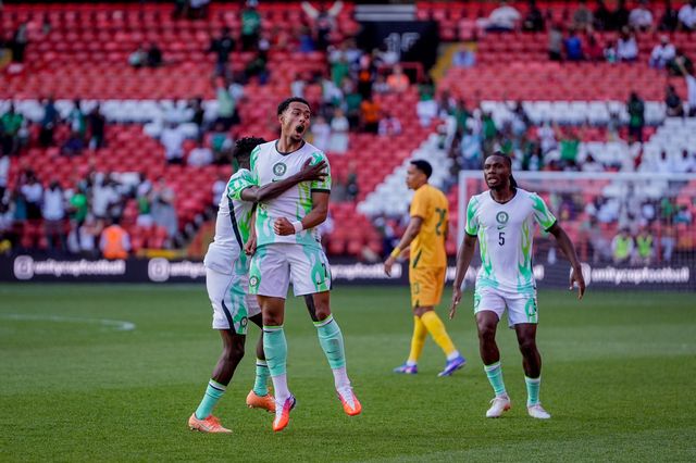 Femi Azeez of Nigeria scores to make it 1-0 during the Unity Cup 2026 Semi-Finals match Nigeria vs Zimbabwe at The Valley, London, United Kingdom on 26 May 2026

(Photo by Maynard Manyowa/News Images)