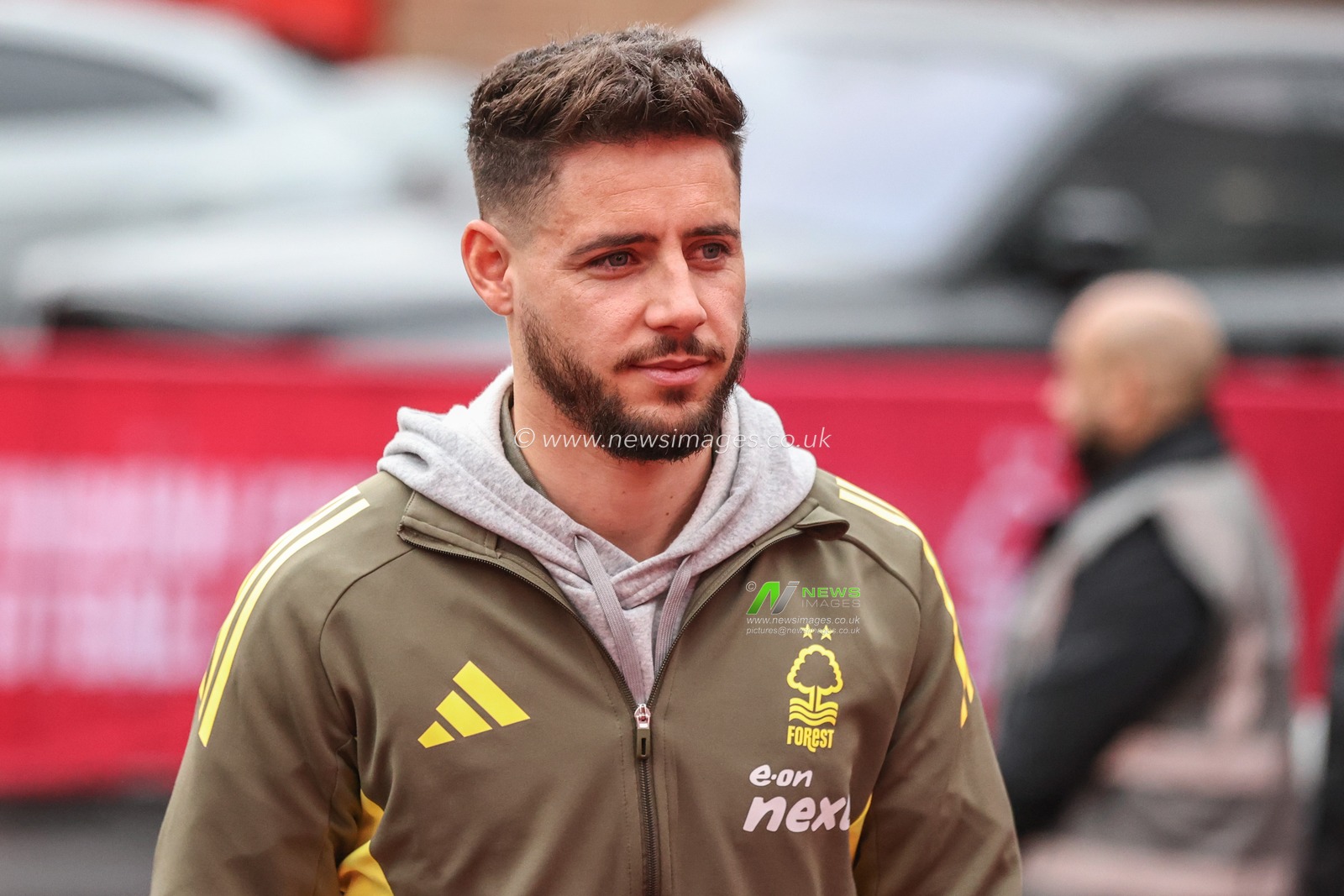 Ãlex Moreno of Nottingham Forest arrives during the Premier League match Nottingham Forest vs Southampton at City Ground, Nottingham, United Kingdom, 19th January 2025

(Photo by Alfie Cosgrove/News Images)