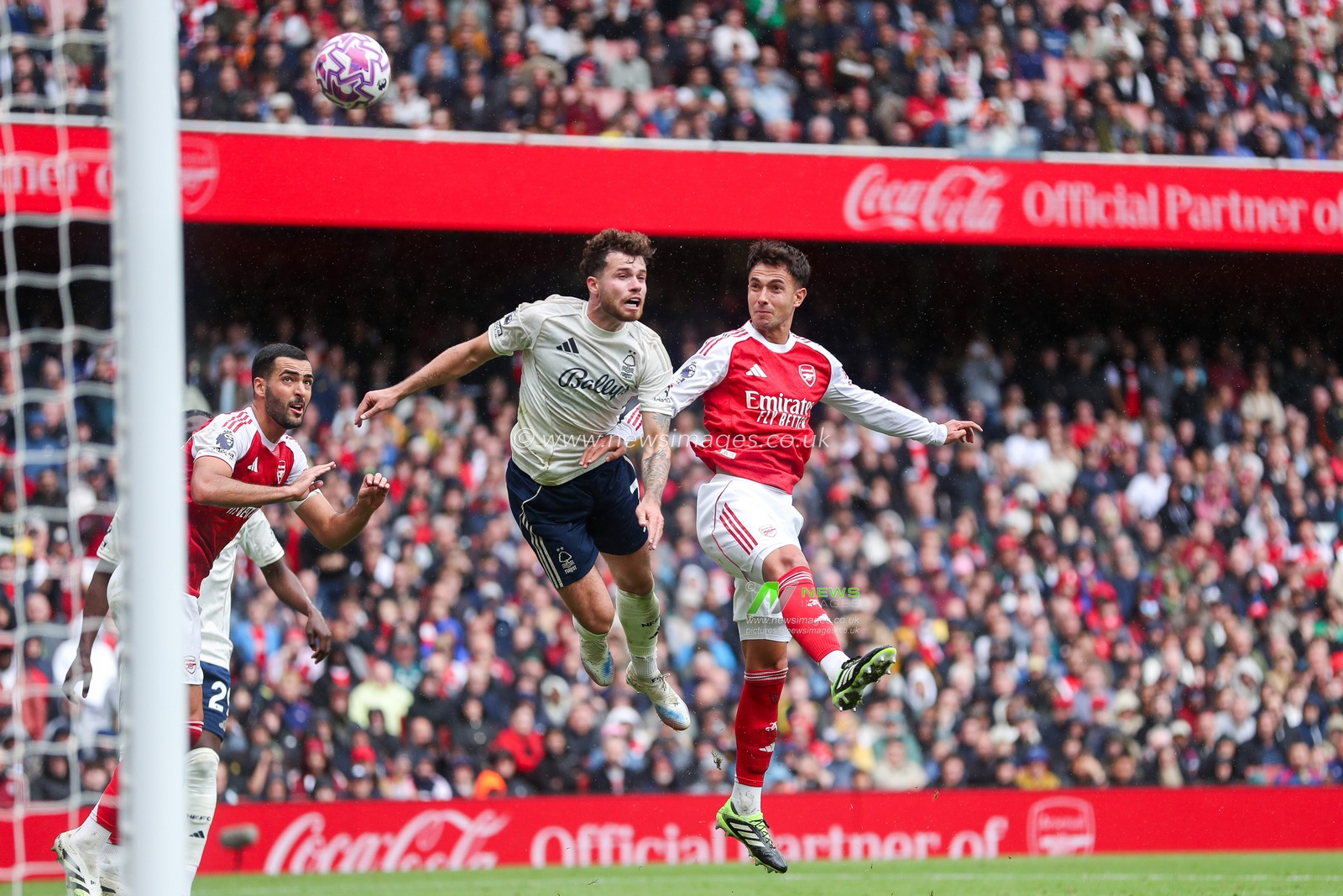 Martin Zubimendi of Arsenal scores to make it 3-0 during the Premier League match Arsenal vs Nottingham Forest at Emirates Stadium, London, United Kingdom, 13th September 2025

(Photo by Izzy Poles/News Images)