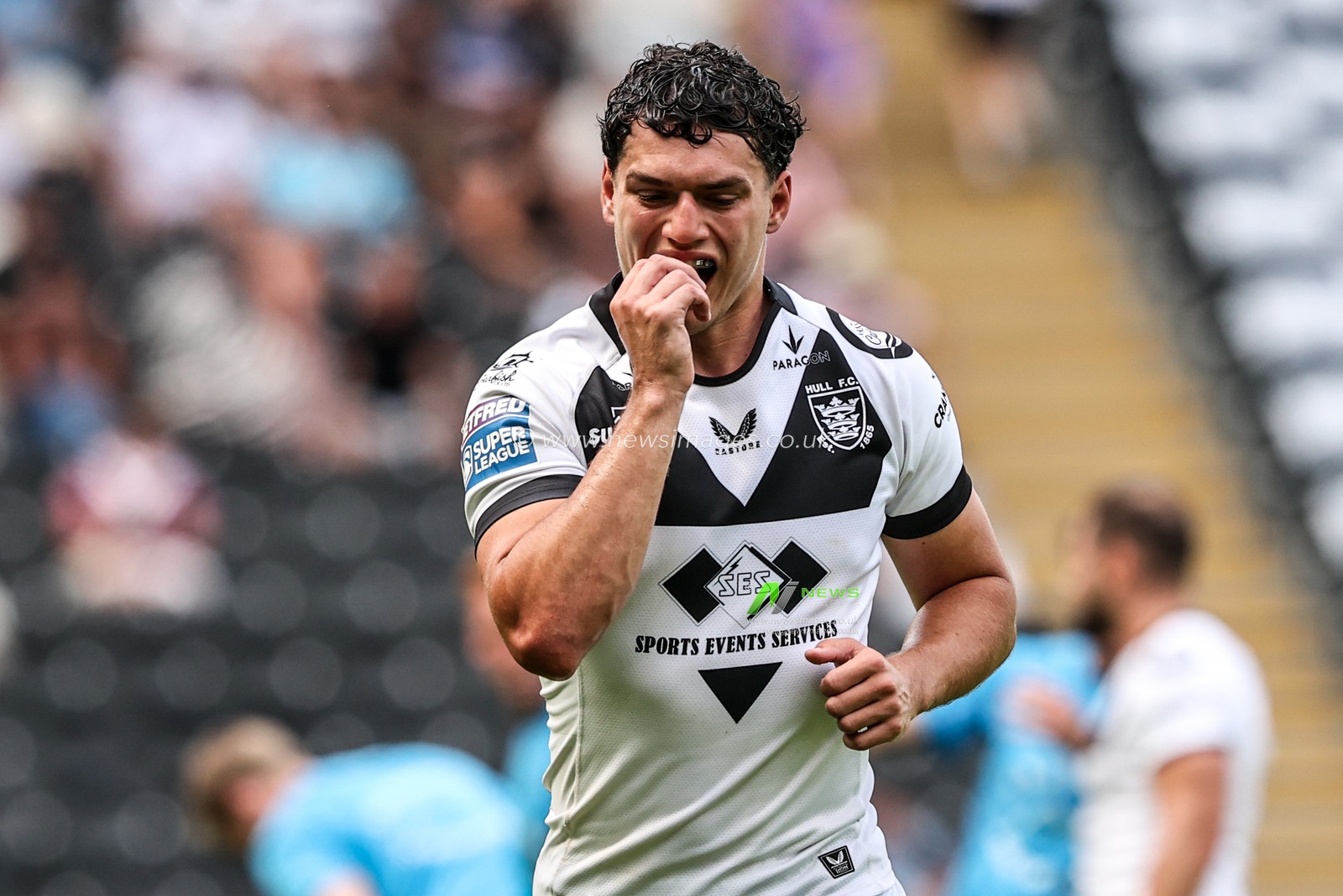 Lewis Martin of Hull FC during the Betfred Super League round 16 match Hull FC vs Wigan Warriors at MKM Stadium, Hull, United Kingdom on 27 June 2026

(Photo by Alfie Cosgrove/News Images)