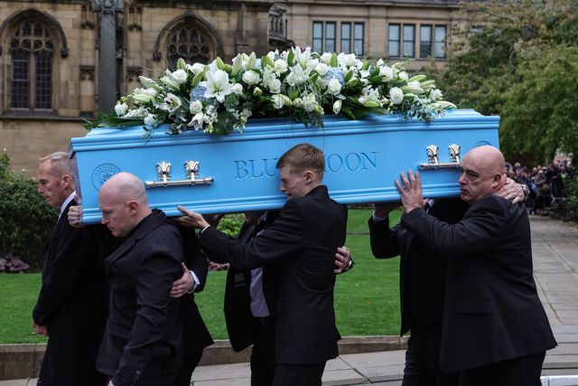 Ricky Hatton Funeral procession
