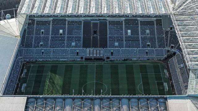 An aerial view of St James’ Park during the Emirates FA Cup 5th Round  match Newcastle Untied vs Manchester City at St. James's Park, Newcastle, United Kingdom on 07 March 2026

(Photo by Mark Cosgrove/News Images)