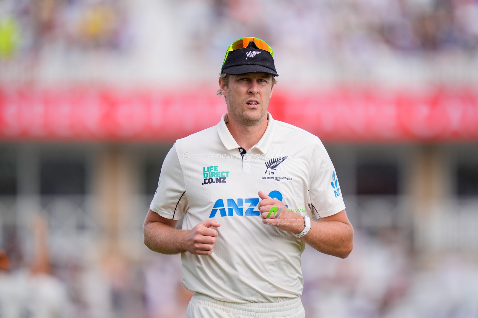 Kyle Jamieson of New Zealand during the 3rd Rothesay Test Match Day 4 match England vs New Zealand at Trent Bridge, Nottingham, United Kingdom on 28 June 2026

(Photo by Maynard Manyowa/News Images)