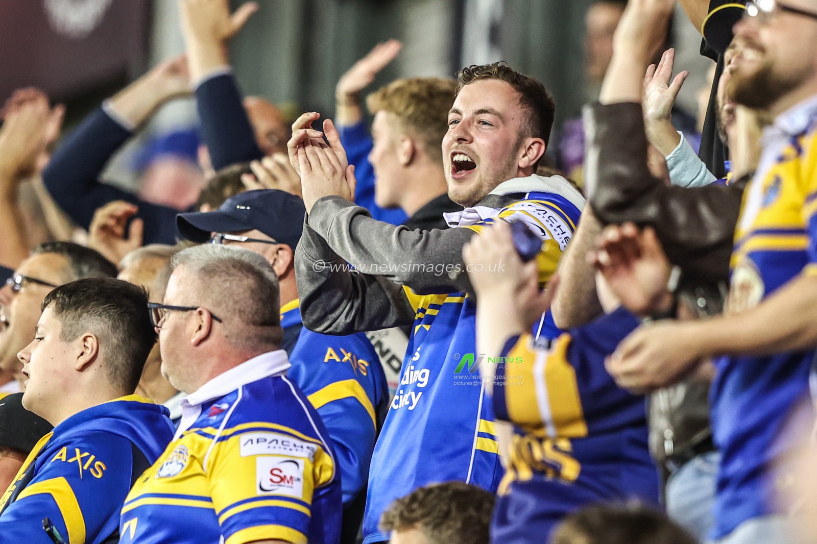 during the Betfred Super League round 21 match Leigh Leopards vs Leeds Rhinos at Leigh Sports Village, Leigh, United Kingdom, 7th August 2025

(Photo by Alfie Cosgrove/News Images)