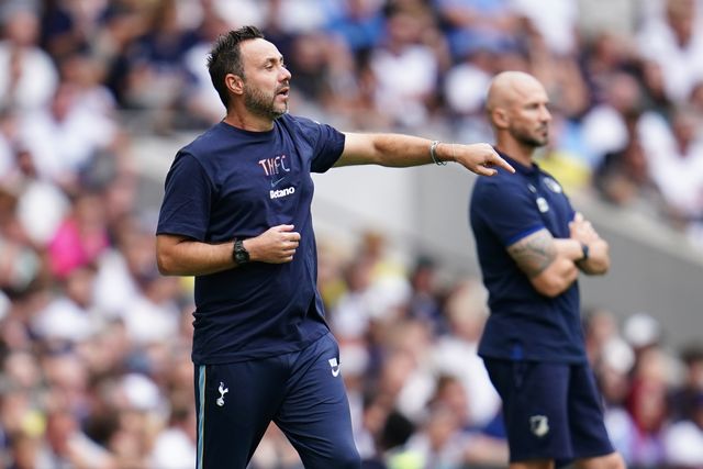 Roberto De Zerbi manager of Tottenham Hotspurduring the pre-season friendly match Tottenham Hotspur vs Hoffenheim at Tottenham Hotspur Stadium, London, United Kingdom on 15 August 2026

(Photo by Harvey Murphy/News Images)