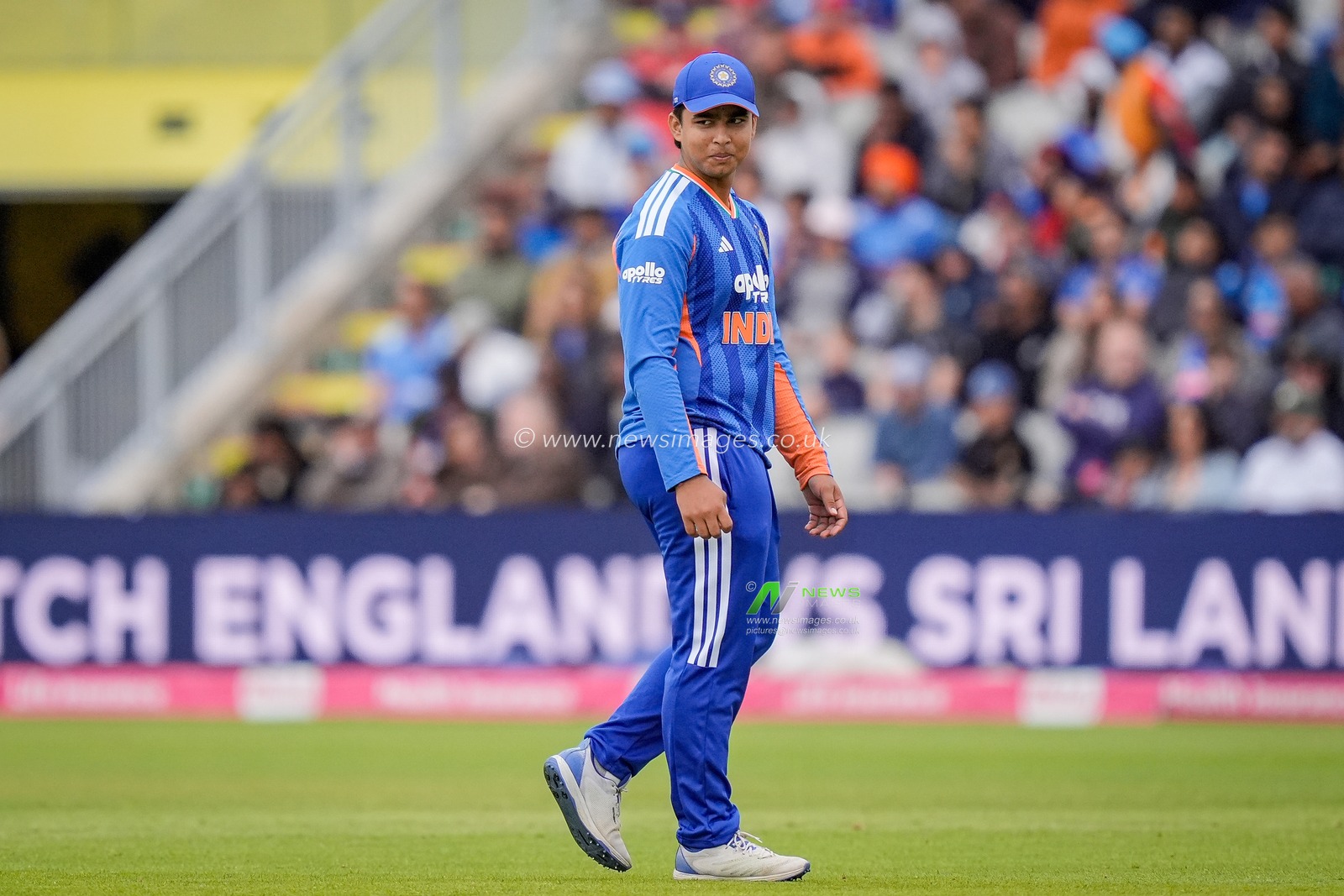Vaibhav Sooryavanshi of India during the Second Vitality T20 International match England vs India at Old Trafford, Manchester, United Kingdom on 04 July 2026

(Photo by Maynard Manyowa/News Images)