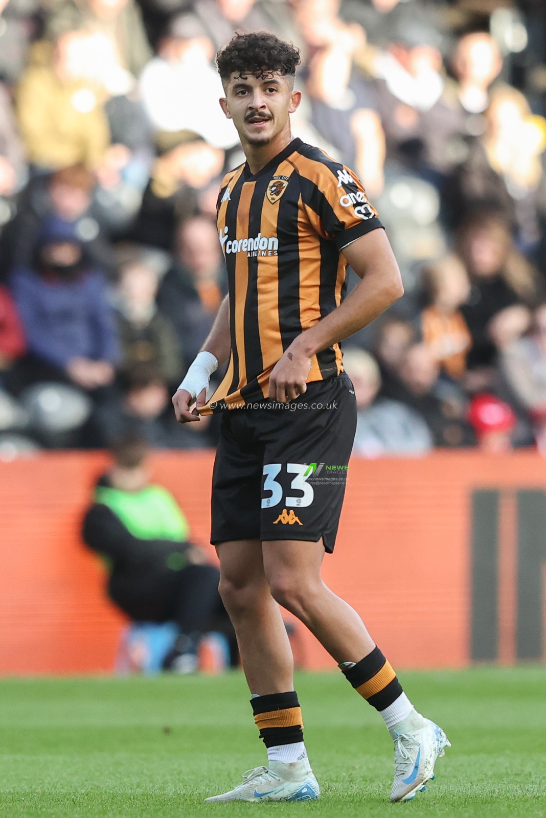 Mohamed Belloumi of Hull City during the Sky Bet Championship match Hull City vs Sunderland at MKM Stadium, Hull, United Kingdom, 20th October 2024

(Photo by Alfie Cosgrove/News Images)