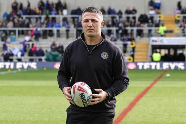 Sam Burgess head coach of Warrington Wolves arrives during the Betfred Super League round 6 match Leeds Rhinos vs Warrington Wolves at AMT Headingley Stadium, Leeds, United Kingdom on 29 March 2026

(Photo by Mark Cosgrove/News Images)