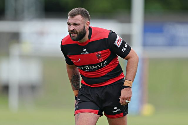 Matt Costello of Barrow Raiders during the Betfred Championship match Hunslet RLFC vs Barrow Raiders at South Leeds Stadium, Leeds, United Kingdom, 22nd June 2025

(Photo by Sam Eaden/News Images)