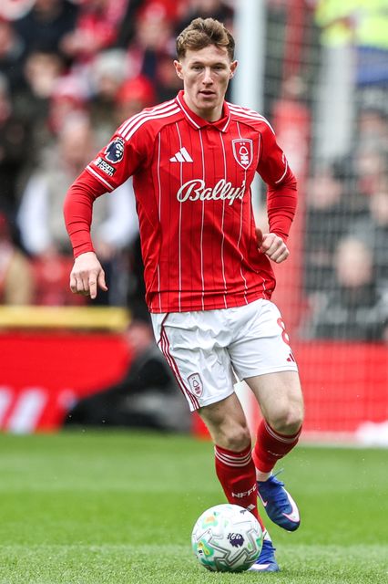 Elliot Anderson of Nottingham Forest during the Premier League match Nottingham Forest vs Fulham at City Ground, Nottingham, United Kingdom on 15 March 2026

(Photo by Alfie Cosgrove/News Images)