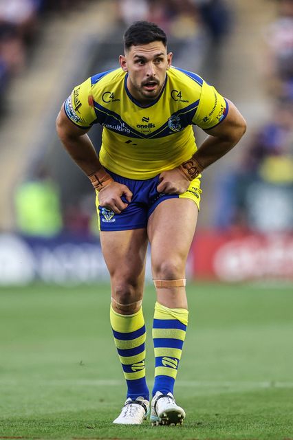 Ryan Matterson of Warrington Wolves during the Betfred Super League round 21 match Warrington Wolves vs Wigan Warriors at Halliwell Jones Stadium, Warrington, United Kingdom, 8th August 2025

(Photo by Alfie Cosgrove/News Images)