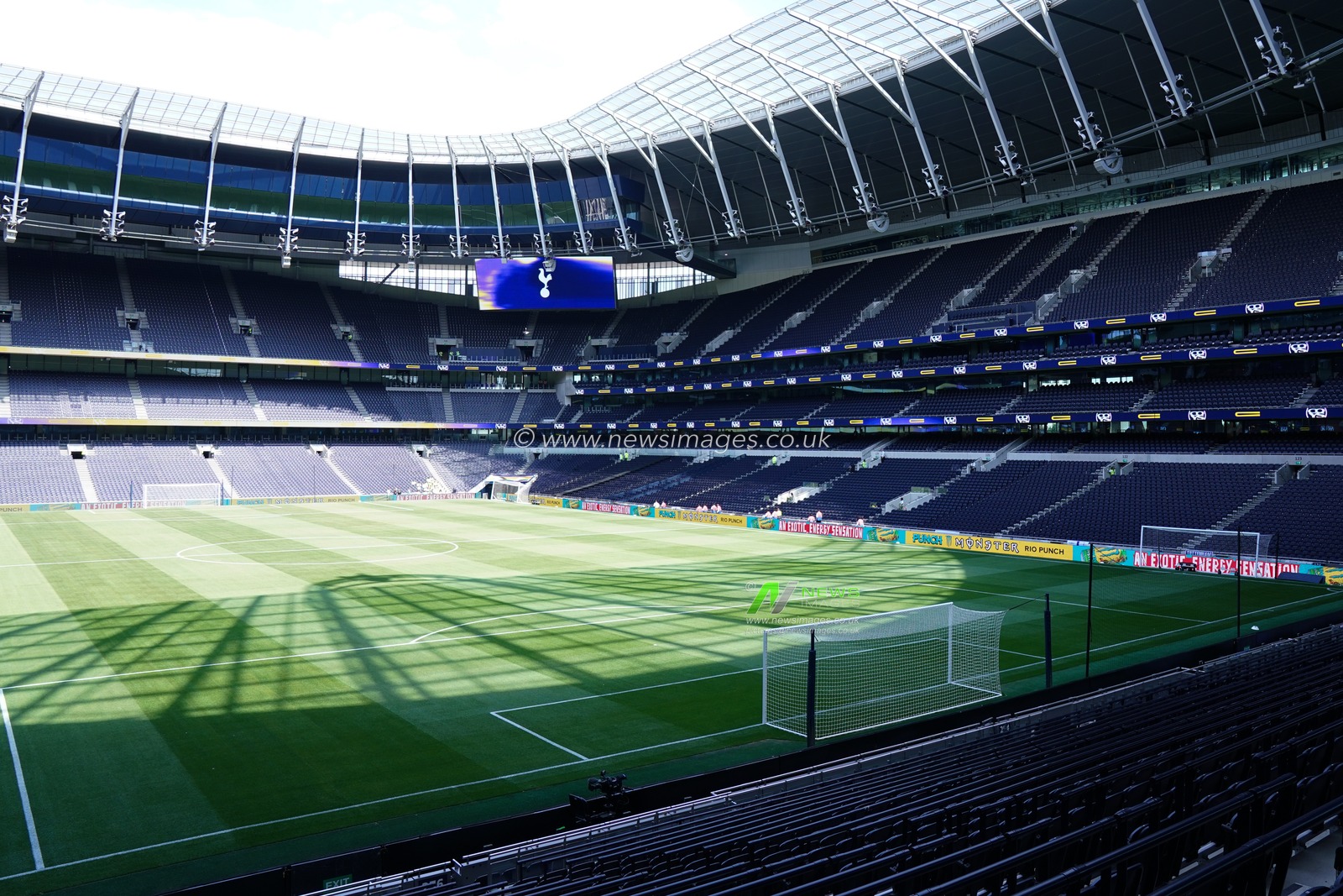 General view of the Tottenham Hotspur stadium ahead of the pre-season friendly match Tottenham Hotspur vs Hoffenheim at Tottenham Hotspur Stadium, London, United Kingdom on 15 August 2026

(Photo by Harvey Murphy/News Images)