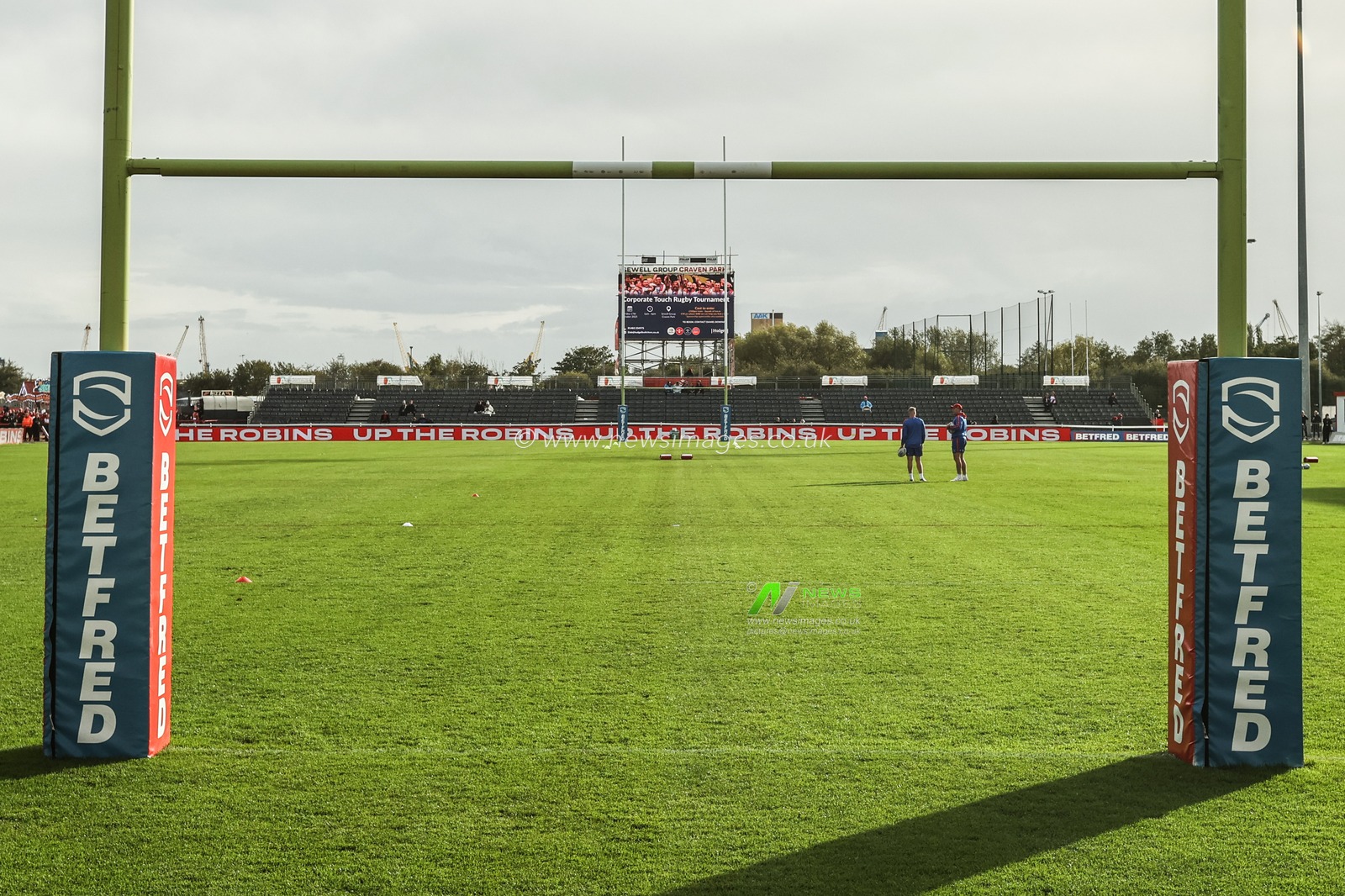 A general view of Sewell Group Craven Park ahead of the Betfred Super League Semi Final 2 match Hull KR vs St Helens at Sewell Group Craven Park, Kingston upon Hull, United Kingdom, 3rd October 2025

(Photo by Alfie Cosgrove/News Images)