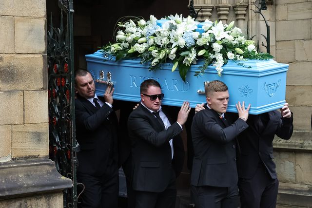 Ricky Hatton Funeral procession