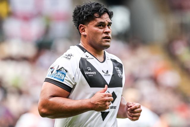 Herman Ese'ese of Hull FC during the Betfred Super League round 16 match Hull FC vs Wigan Warriors at MKM Stadium, Hull, United Kingdom on 27 June 2026

(Photo by Alfie Cosgrove/News Images)
