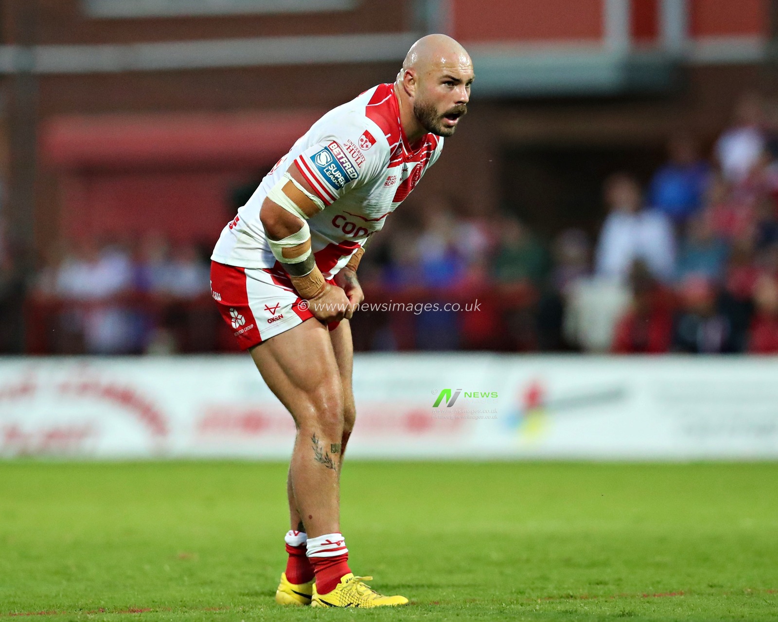 James Bell of St. Helens during the Betfred Super League Round 13 match Hull KR vs St Helens at Sewell Group Craven Park, Kingston upon Hull, United Kingdom, 30th May 2025

(Photo by Sam Eaden/News Images)