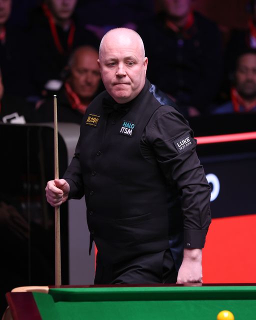 John Higgins during the 2025 Halo World Snooker Championship Game between John Higgins and Xiao Guodongat Crucible Theatre, Sheffield, United Kingdom, 26th April 2025

(Photo by Alex Roebuck/News Images)