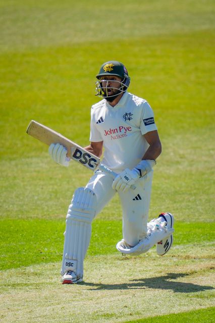 Haseeb Hameed refuses a run during Leicestershire County Cricket Club vs Nottinghamshire County Cricket Club in Country Cricket Division One Day 1 at Grace Road, Leicester, United Kingdom on 01 May 2026

(Photo by Maynard Manyowa/News Images)