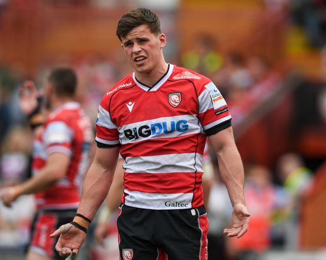 Seb Atkinson of Gloucester Rugby during the Gallagher Premiership match Gloucester vs Exeter at Kingsholm Stadium, Gloucester, United Kingdom on 26 April 2026

(Photo by Alex Williamson/News Images)