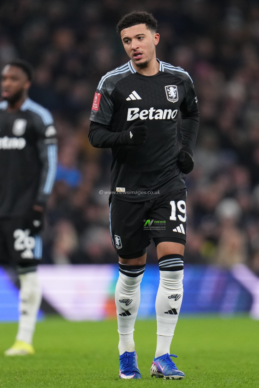 Jason Sancho of Aston Villa during the Emirates FA Cup Third Round match Tottenham Hotspur vs Aston Villa at Tottenham Hotspur Stadium, London, United Kingdom, 10th January 2026

(Photo by Harvey Murphy/News Images)