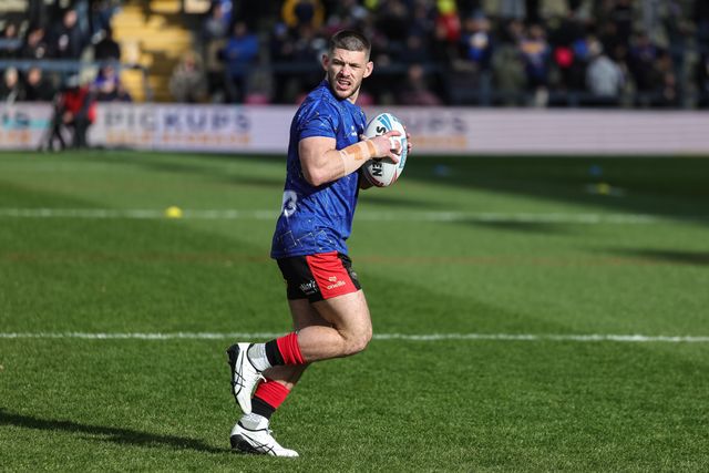Danny Walker of Warrington Wolves in the pre-game warm up during the Betfred Super League round 6 match Leeds Rhinos vs Warrington Wolves at AMT Headingley Stadium, Leeds, United Kingdom on 29 March 2026

(Photo by Mark Cosgrove/News Images)