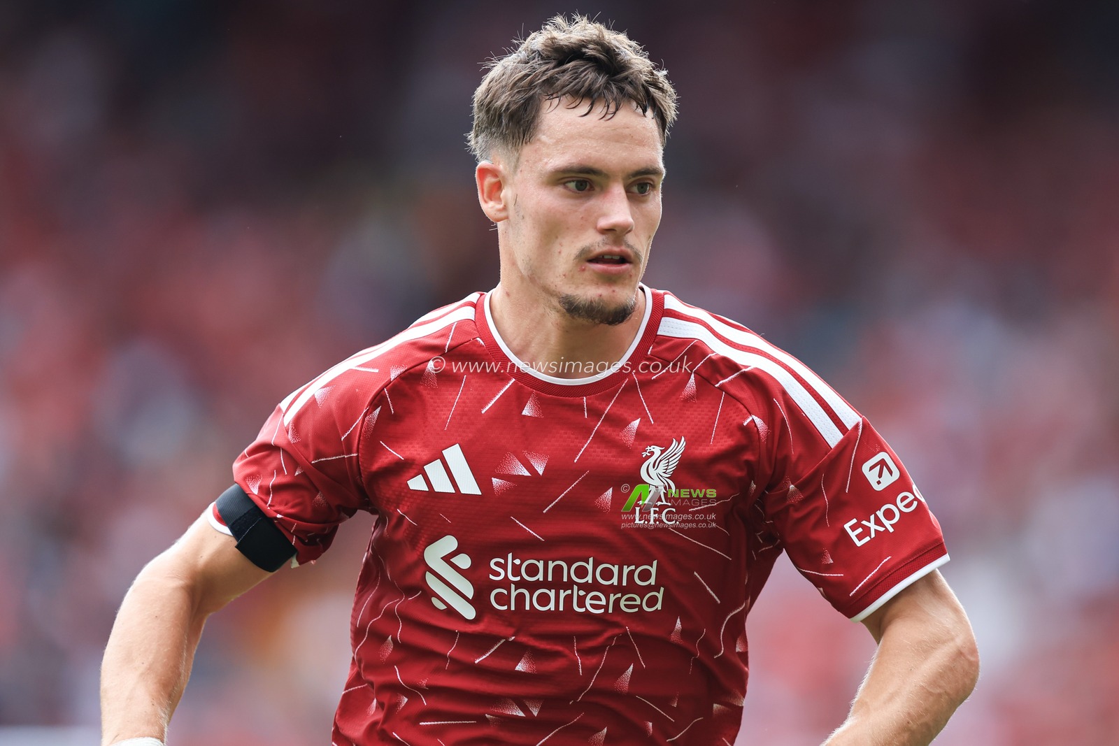 Florian Wirtz of Liverpool during the pre-season friendly match Liverpool vs Monaco at Anfield, Liverpool, United Kingdom on 09 August 2026

(Photo by Jorge Horsted/News Images)