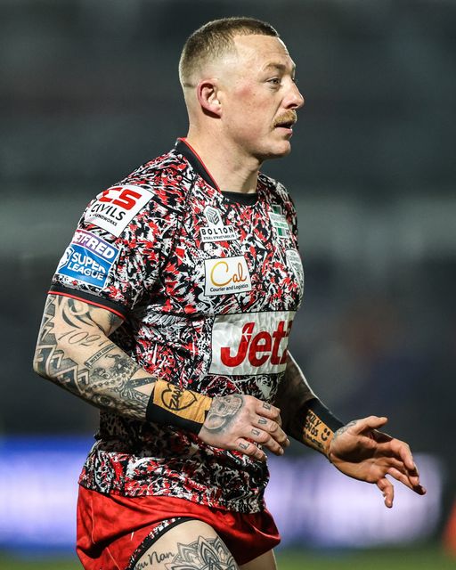 Josh Charnley of Leigh Leopards during the Betfred Super League round 5 match Wakefield Trinity vs Leigh Leopards at DIY Kitchens Stadium, Wakefield, United Kingdom on 20 March 2026

(Photo by Alfie Cosgrove/News Images)