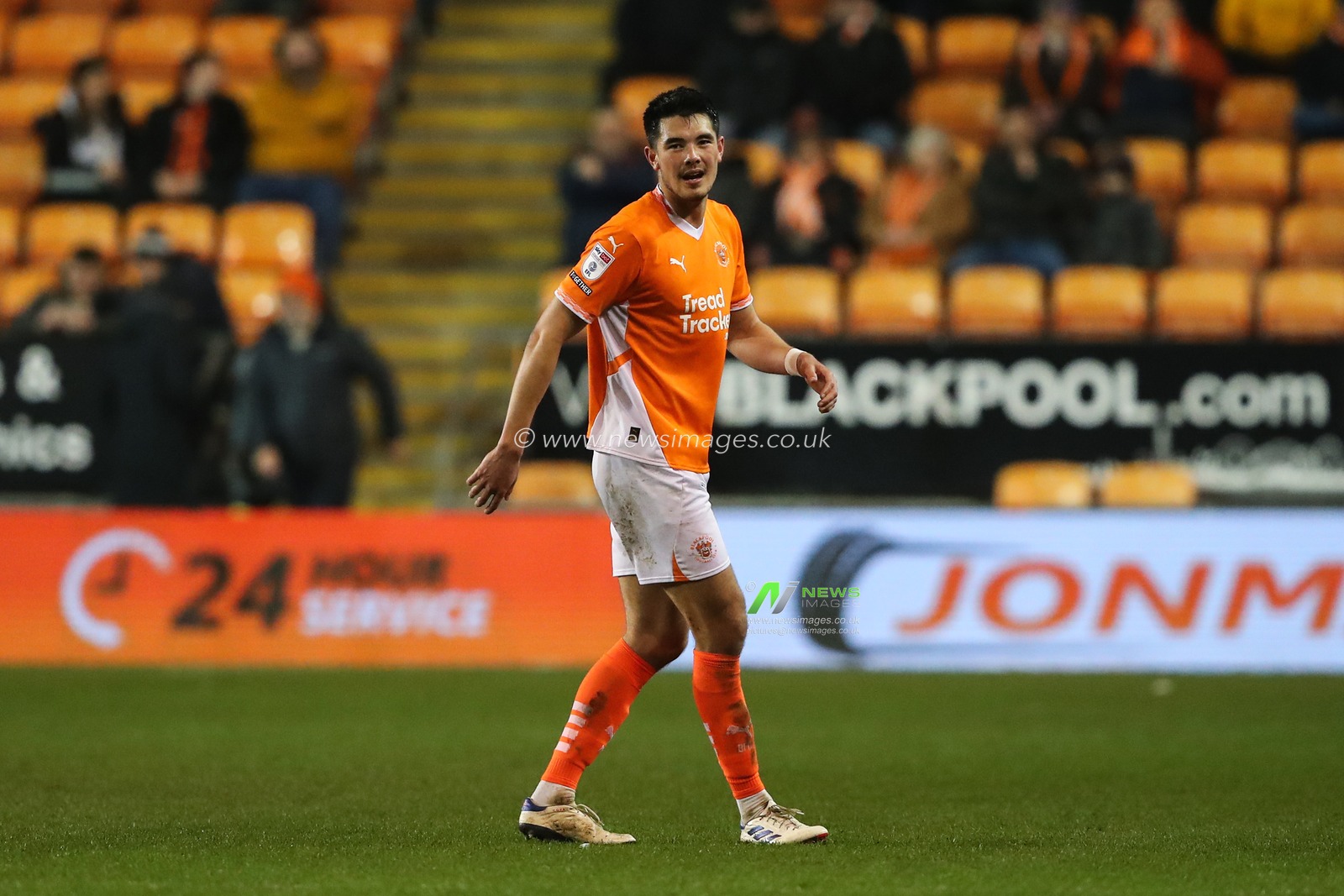 Elkan Baggott of Blackpool during the Sky Bet League 1 match Blackpool vs Peterborough United at Bloomfield Road, Blackpool, United Kingdom, 4th March 2025

(Photo by Gareth Evans/News Images)