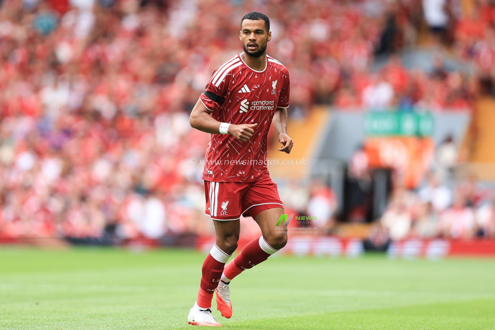 Cody Gakpo of Liverpool during the pre-season friendly match Liverpool vs Monaco at Anfield, Liverpool, United Kingdom on 09 August 2026

(Photo by Jorge Horsted/News Images)